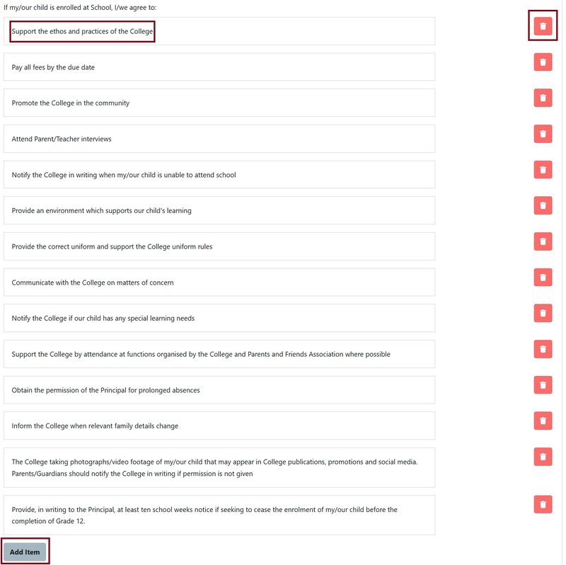 EOI Parent agreement