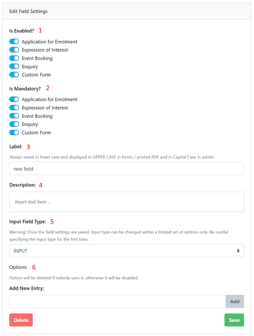 Form Field Options 2025-09-25