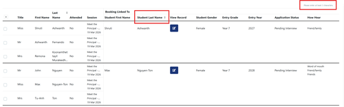 Interview Labels - sort before print Nov 2025